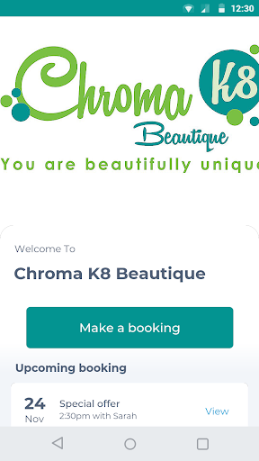 Android application Chroma K8 Beautique screenshort