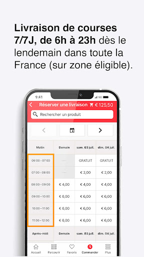 Monoprix.fr Courses Screen 2