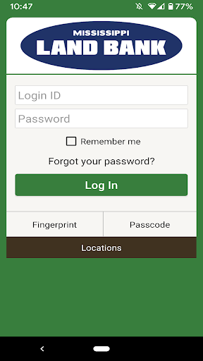 Android application Mississippi Land Ag Banking screenshort