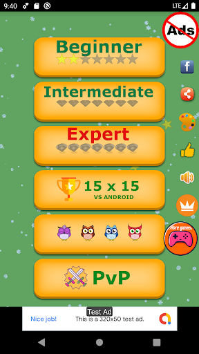 Android application Tic-Tac-Toe screenshort