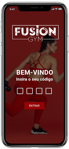 Android application FUSION GYM screenshort