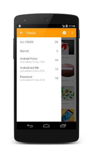 Lite RSS Screen 2
