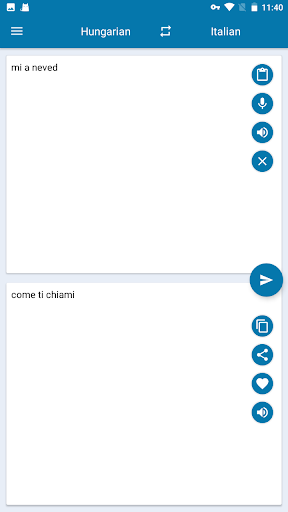 Hungarian Italian Translation Screen 3