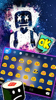 screenshot of Galaxy Graffiti DJ Theme