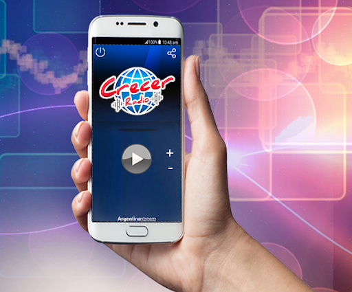Android application Crecer Radio screenshort