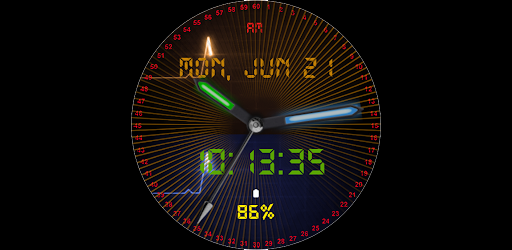 Electrocardiogram Watch Face