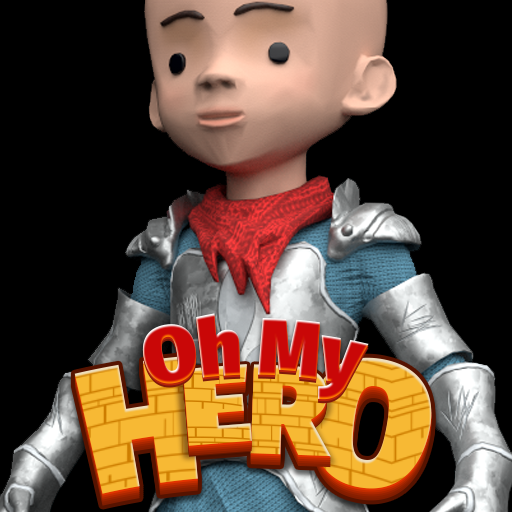 Oh My Hero. Skeleton Tower logo