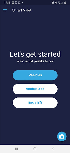 Android application SmartValet screenshort