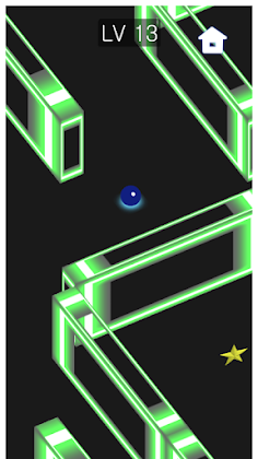 네온 미로 (Neon Maze) - Screenshot 2