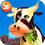 Crazy Farm Cow Simulator 3D icon