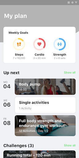 Android application Fit Express 24 screenshort