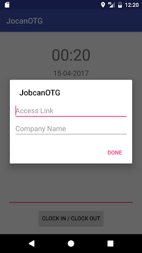 JobcanOTG Screen 2