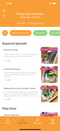 My Muki Sushi Deli Screen 2