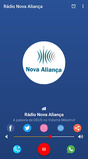 Android application Rádio Nova Aliança screenshort