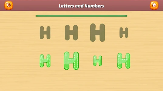 เรียนรู้ตัวอักษรและตัวเลข