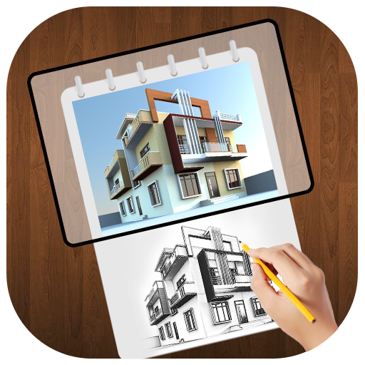 Draw Sketch - Copy Trace Draw logo