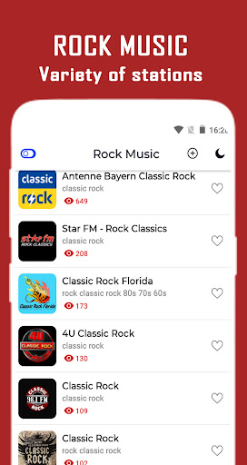 Android application Rock Music screenshort