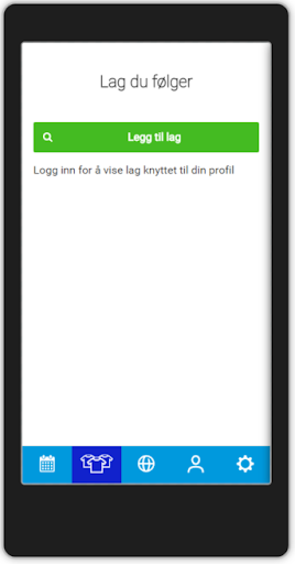 Android application Min Håndball screenshort