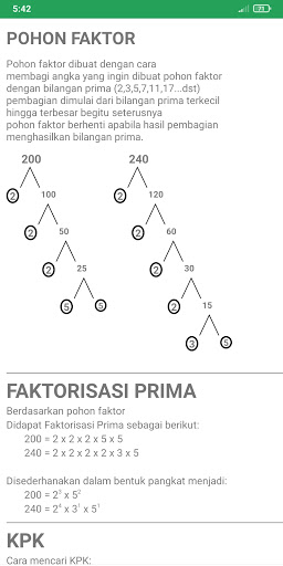 Pohon Faktor KPK & FPB Screen 2