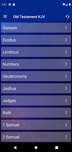 Android application Bible Audio - KJV World Bible screenshort