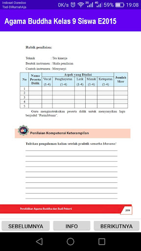 Agama Buddha Kelas 9 Siswa E2015