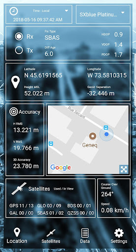 Android application SXblue ToolBox screenshort