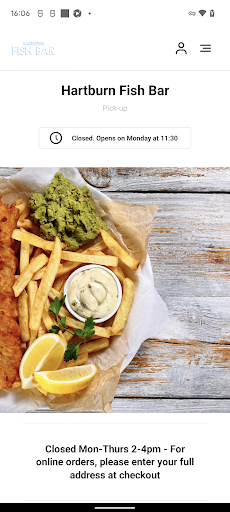 Android application Hartburn Fish Bar screenshort