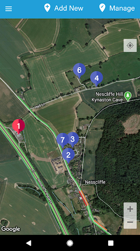 NavM8 Address-Finder multidrop Screen 2