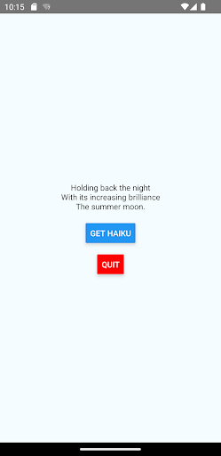 Haiku Moments Screen 2