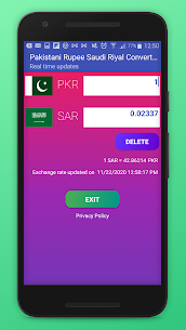 Pakistani Rupee Saudi Riyal Converter – PKR  SAR Apk Download 3