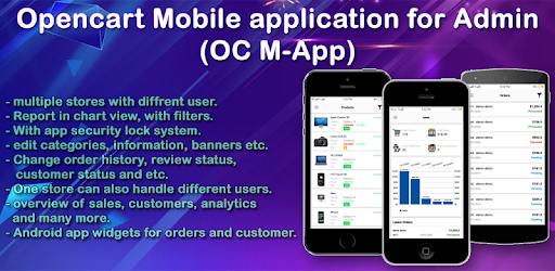 Opencart Admin Mobile App.