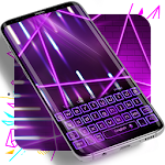 Neon Purple Keyboard Apk