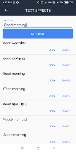 Text Tools - Style & Decorate Screen 2