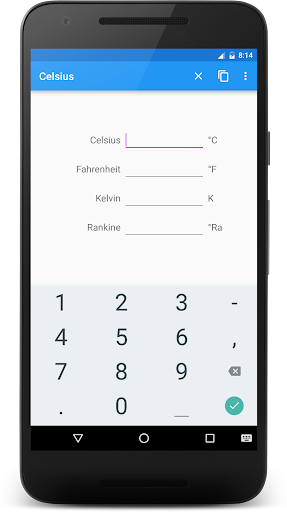 Temperature Converter Screen 2
