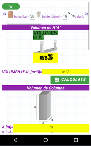 Dosificación en Obra H°A° Screen 3