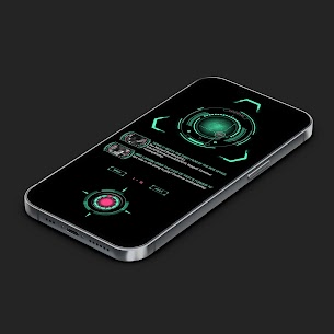 تطبيق Futuristic Theme for KLWP مهكر 4