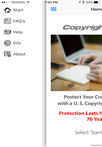 CopyrightsNow Screen 2