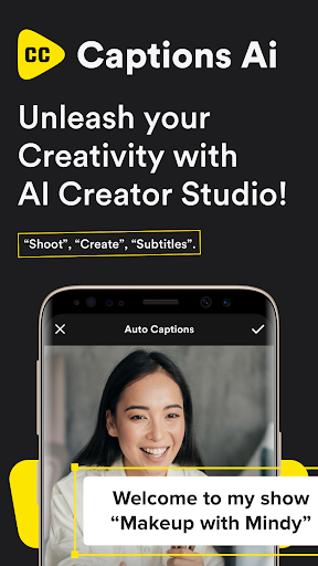 Android application Captions Ai video subtitles screenshort