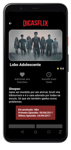 DicasFlix - Dicas e Sugestões Screen 3