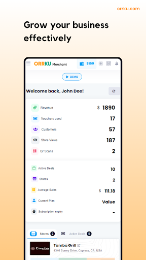 Orrku - Merchant Screen 2