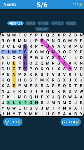 Android application Word Search - Secret words screenshort