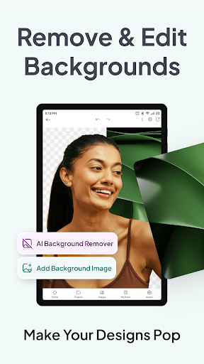 Screenshot of Fluer: AI Design, Photo, Video