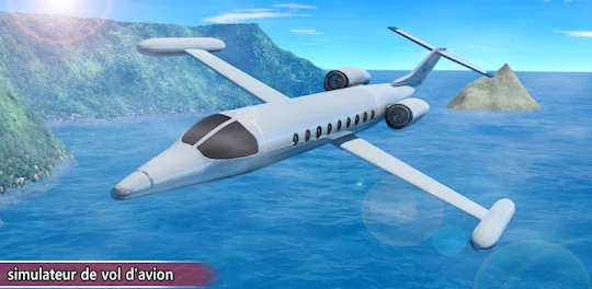 Simulateur de vol d'avion jeux