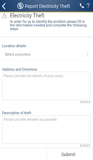 MyEskom Customer Screen 3