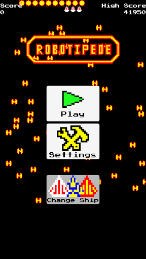 Android application Robotipede - Gold screenshort