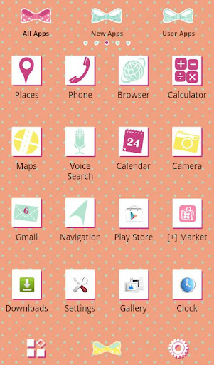 Cute Theme-Ribbons n Bows- Screen 2
