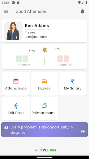 PeopleHRM Screen 3