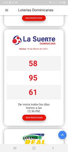 Lotería Dominicanas Screen 2