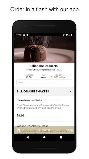 Android application Billionaire Desserts screenshort