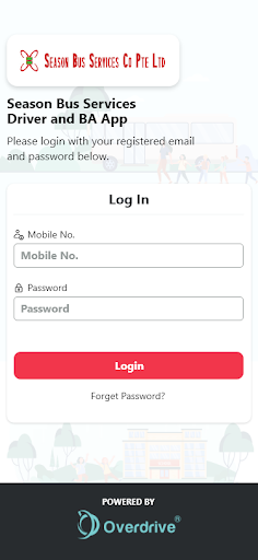 Android application Season Bus Driver App screenshort